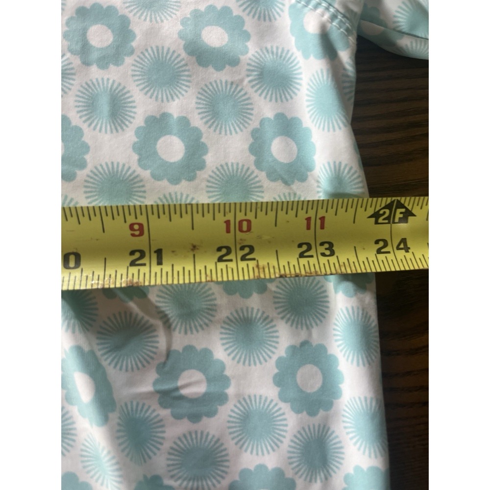 NEW Saxxon Oak Teal White Floral Golf Polo Shirt Mens 2XL NWT Performance - Picture 6 of 10
